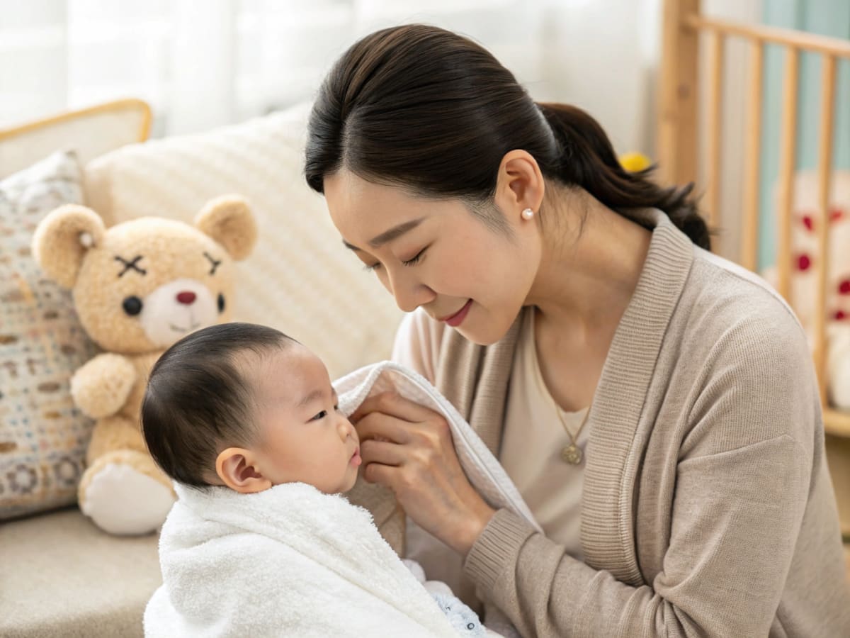 아기 귀 건강과 수면 위한 베이비캠 필요성