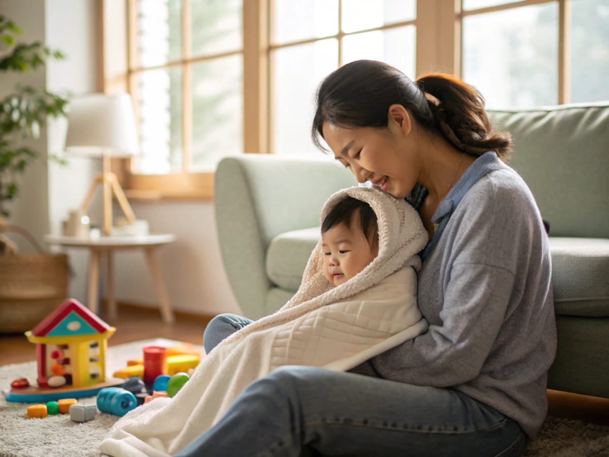 따뜻한 애착을 위한 아기 육아 꿀팁, 맘아이와 함께하세요