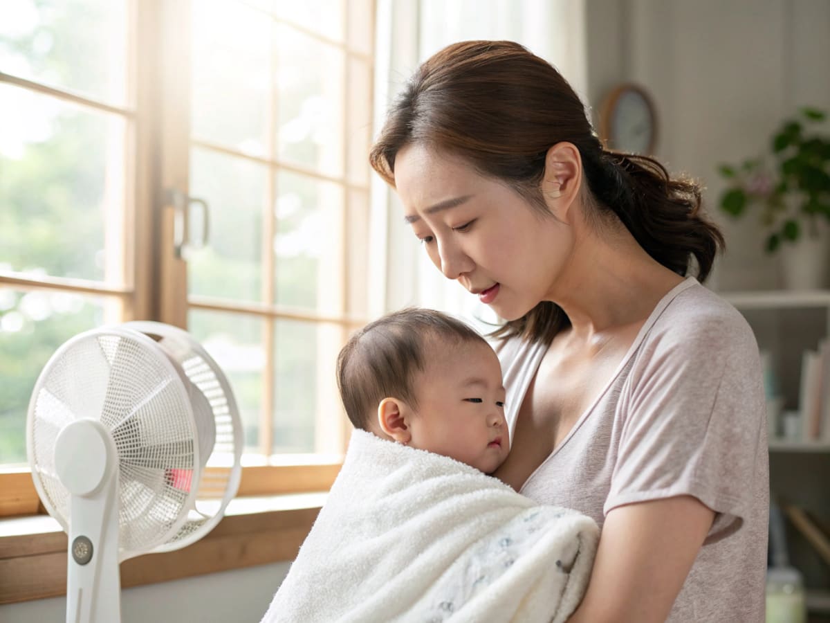 맘아이가 알려주는 아기 땀띠 관리 꿀팁 대공개!